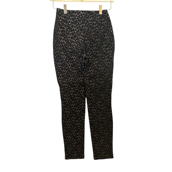 Wolford Black Lace Bonded Trousers Pull On Pants Leggings Pockets Luxury Sz 6 - Picture 5 of 7